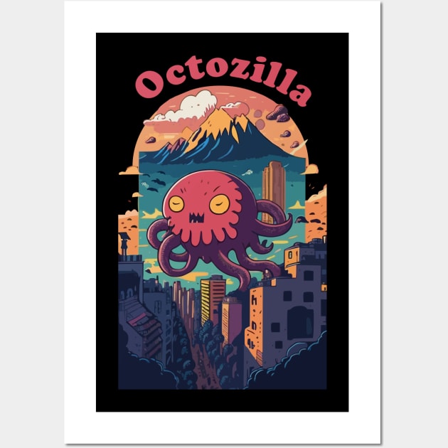 Octozilla Wall Art by Faech